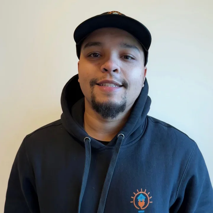 A headshot of Tyree, electrician at Lembo Electric.